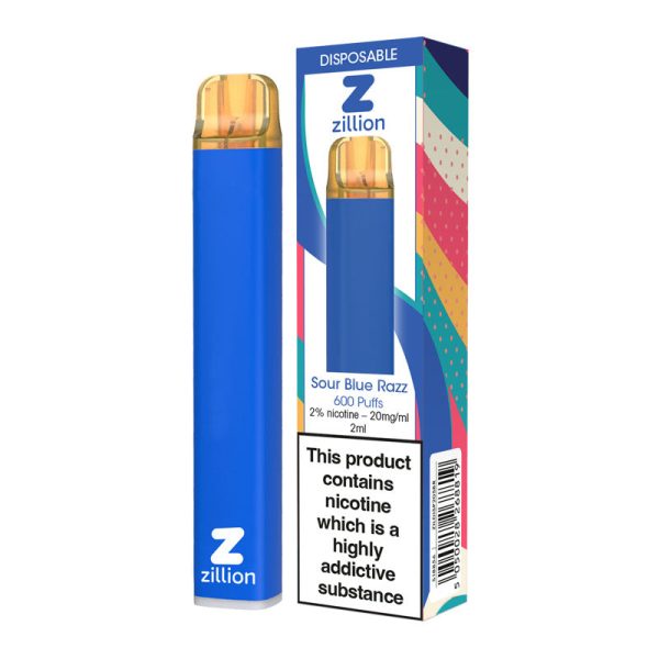 Sour Blue Razz Zillion Disposable