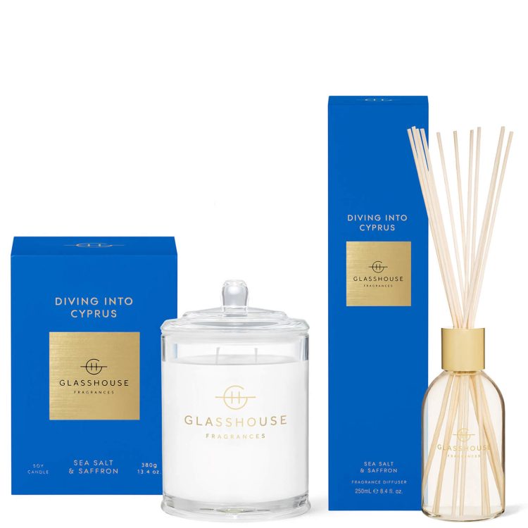 Glasshouse Diving Into Cyprus Candle And Liquid Diffuser Coupon Seek