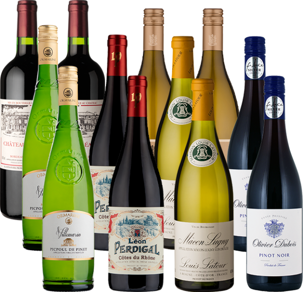 French Classics 12 Bottle Mixed Wine Case