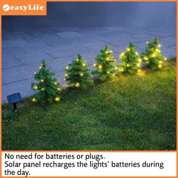 Easylife Solar Xmas Lights, Size Set of 5 | Christmas Gifts - Image 2