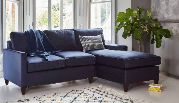 Hayes 2 Seater Chaise Sofa Bed