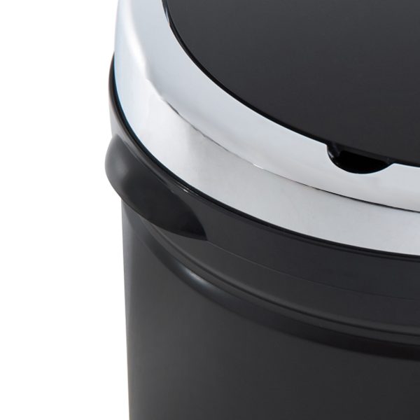 HOMCOM 50L Stainless Steel Sensor Trash Can W/ Bucket-Black - Image 8