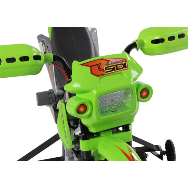 HOMCOM Kids Electric Motorbike Child Ride on Motorcycle 6V Battery Scooter (Green) - Image 9