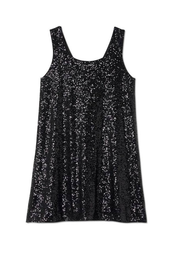 Women's Sequin Mini Ruby Dress in Black, Size 6 by Never Fully Dressed - Image 9