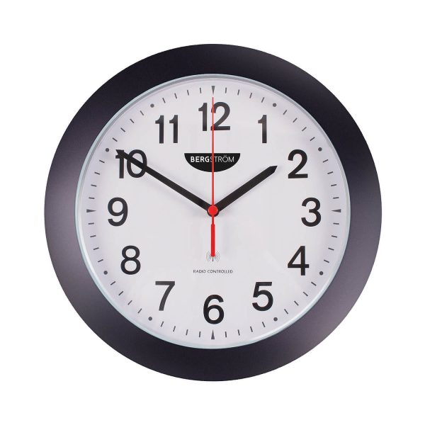 Radio Controlled Wall Clocks Black