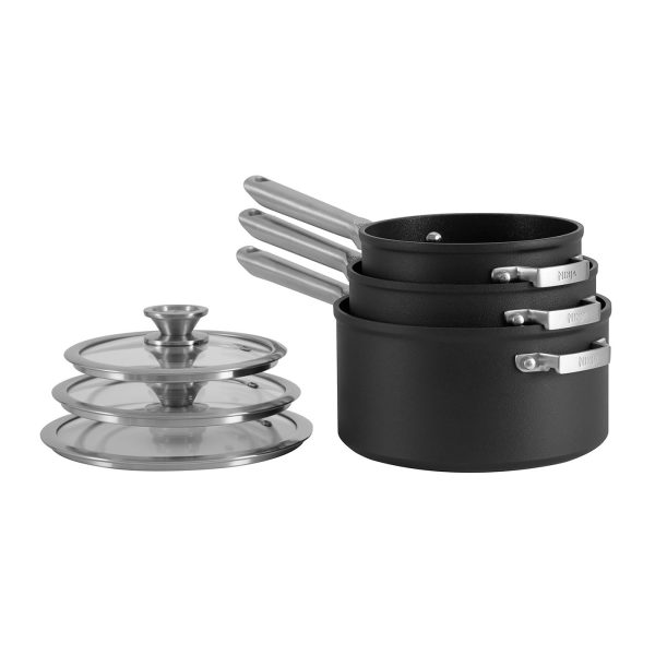 Ninja ZEROSTICK Stackable 3-Piece Saucepan Set - C53000UK - Image 2