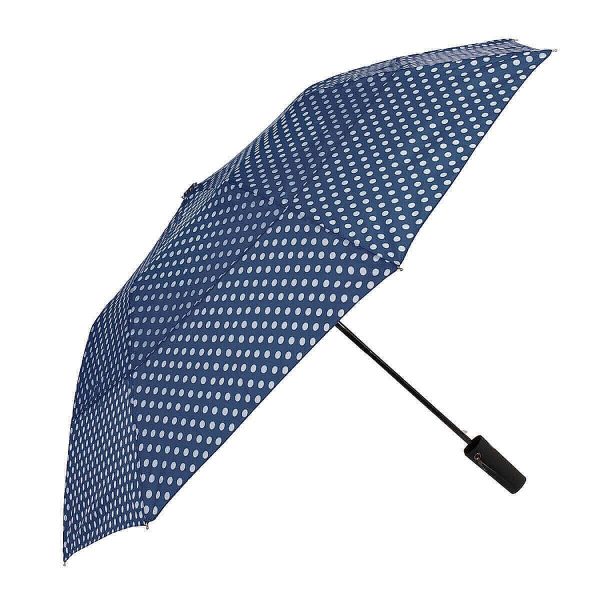 Windproof Umbrella Blue Spot (41cm/16in long)