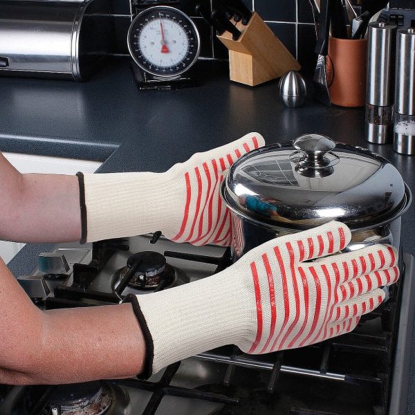 Heat Resistant Oven Gloves With Fingers