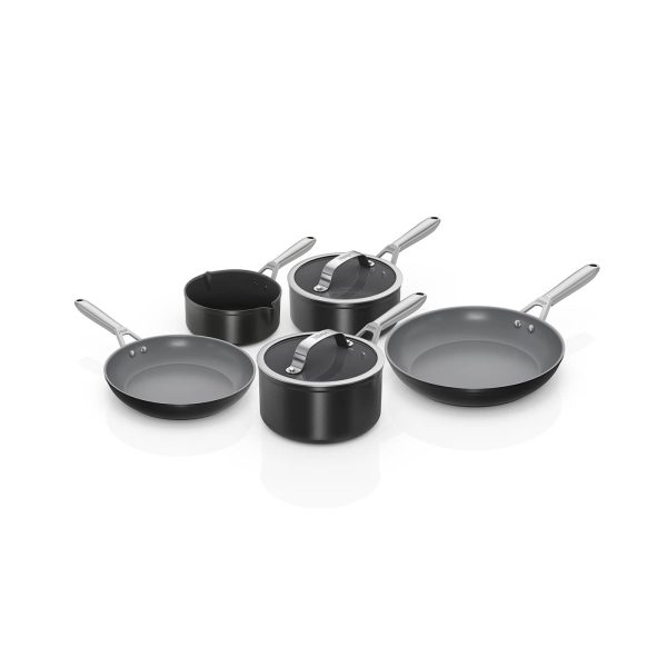 Ninja ZEROSTICK Ceramic Pro 5-Piece Pan Set – Black - Image 2