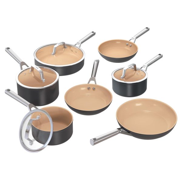 Exclusive Ninja Extended Life Ceramic Cookware Bundle - 7 Piece Set CW926BNUK - Image 2