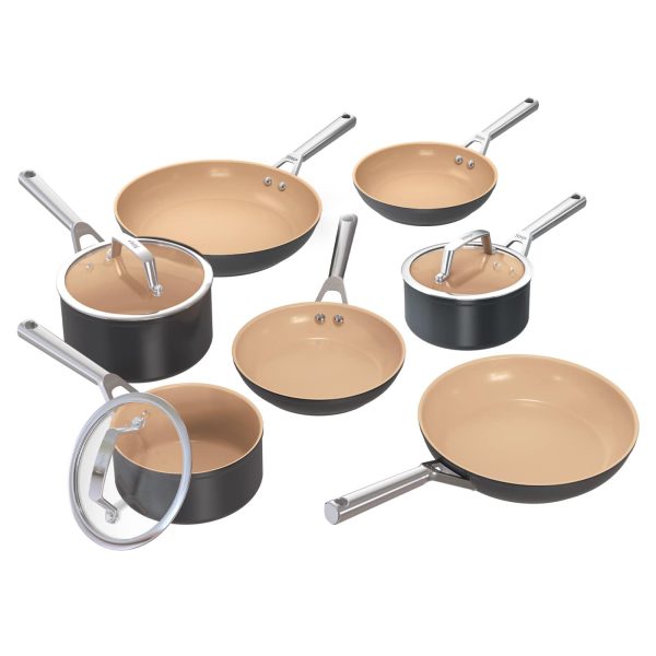 Exclusive Ninja Extended Life Ceramic Cookware Bundle - 7 Piece Set CW930BNUK - Image 2