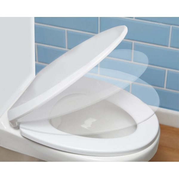 Soft Close Toilet Seat D46cm xW35.8cm