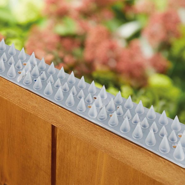 Fence Spikes Clear Pack of 10 L48.8 x W4.2 x D1.8cm