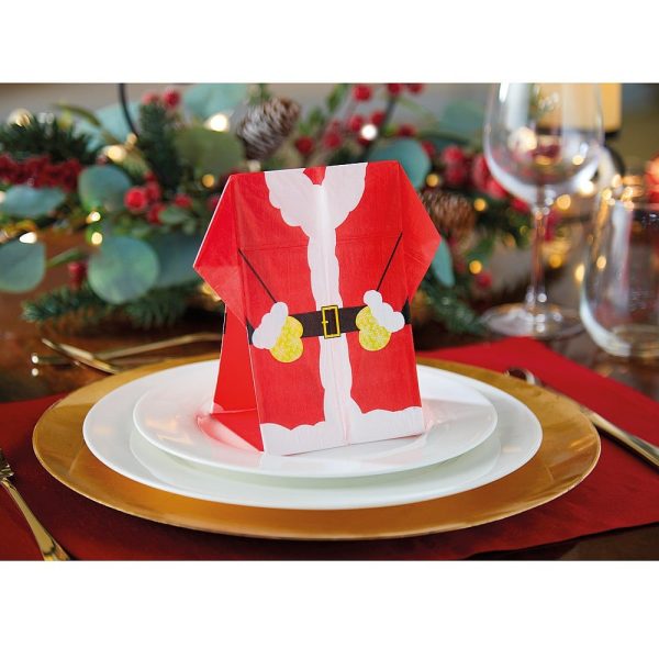 Santa Napkins Pack of 12