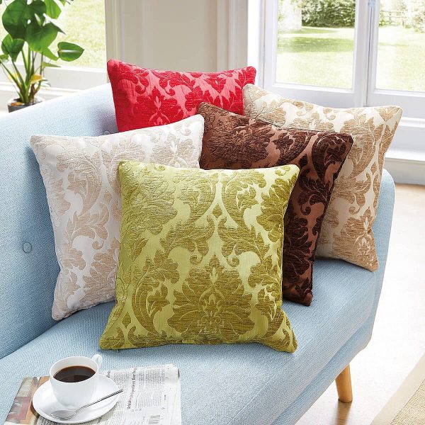 Damask Cushions Gold