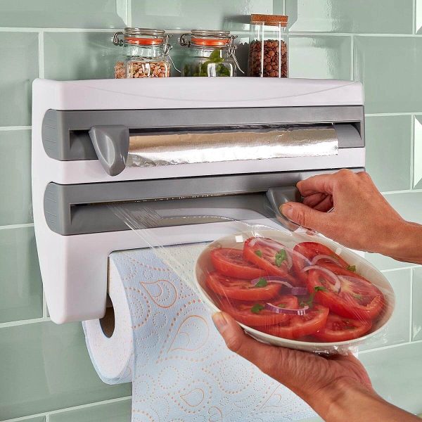 Kitchen Roll Dispenser 3-in-1