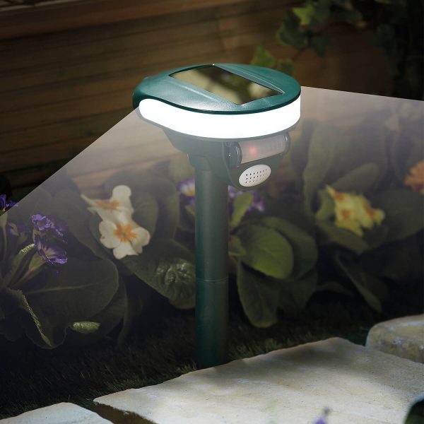 Solar Animal Repeller With Motion Light