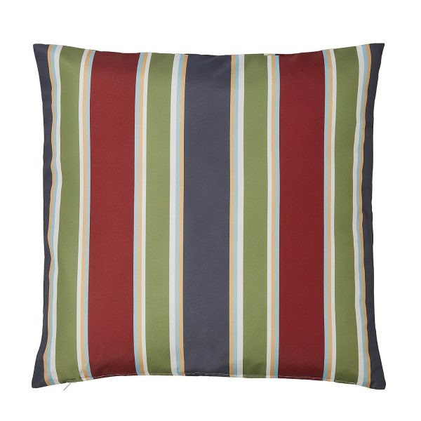 Pack of 2 Scatter Cushions, Classic Stripe, 45 x 45cm, Suitable for Outdoor Use, Water Resistant