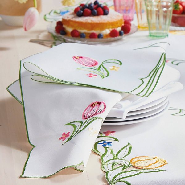 Spring Floral Napkins Pack of 4