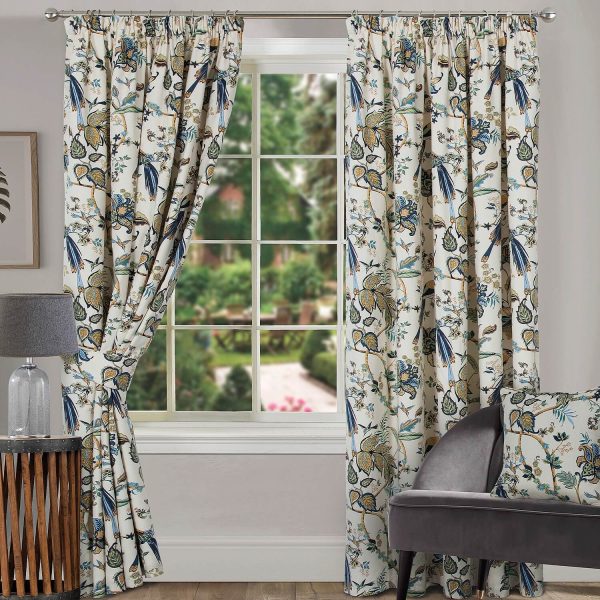 Kensington Curtains 65 X 72In in Blue