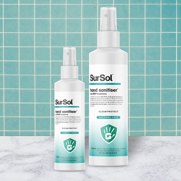 Sursol Hand Sanitiser 250ml + Free Hand Sanitiser Spray 50ml