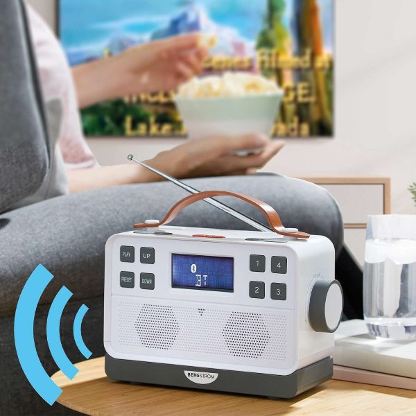 Wireless TV Speaker H14.5 xW21 xD10cm Includes FM radio