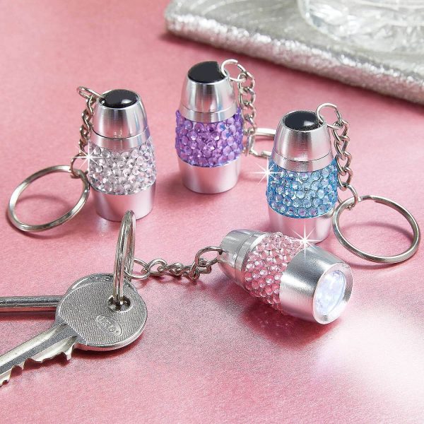 Keyring Torch Set of 4 H3.7 xW2.1 xD2.1cm