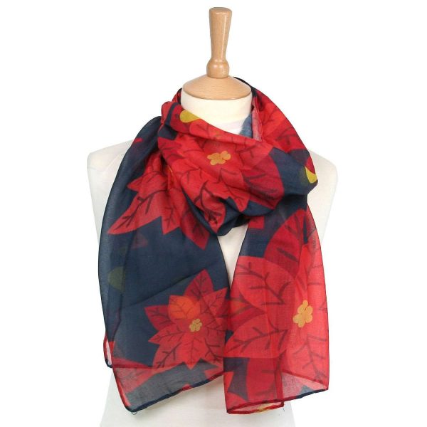 Floral Scarf L180 xW50cm