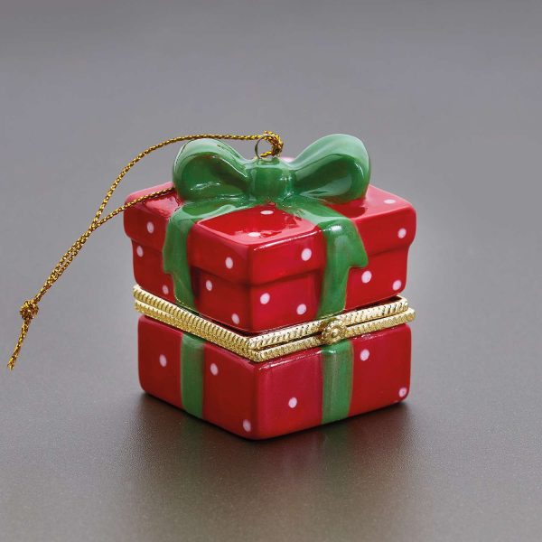 Present Trinket Box H8 xW6 xD6cm