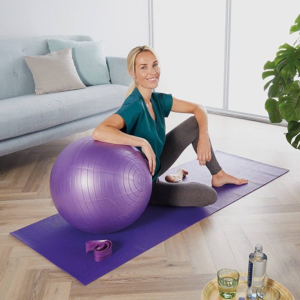 Yoga Ball, Mat & Resistance Band