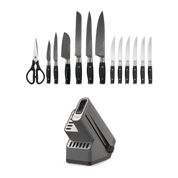 Ninja 14 Piece Knife Set - Foodi StaySharp Knife Block with Integrated Sharpener – Stainless Steel Knives – Black - Image 2