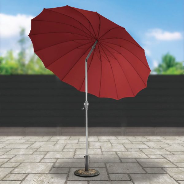 Shanghai Garden Parasol Terracotta 2.7m