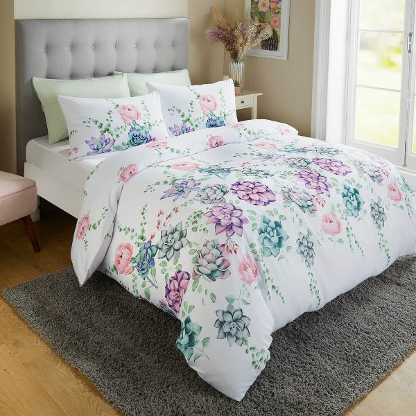 Summer Bedding Set Double Floral W135 xL200cm