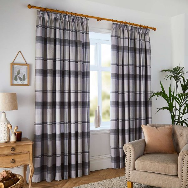 Pencil Pleat Curtains White 45x54