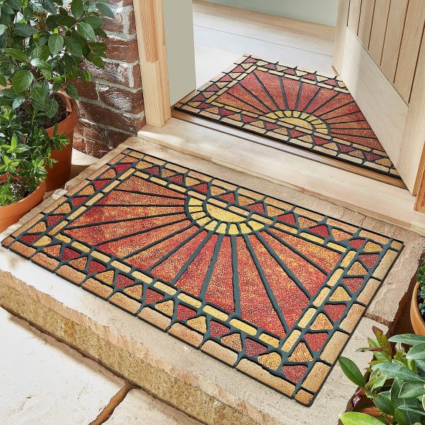 Sunrise Rectangular Door Mat L75 xW45cm