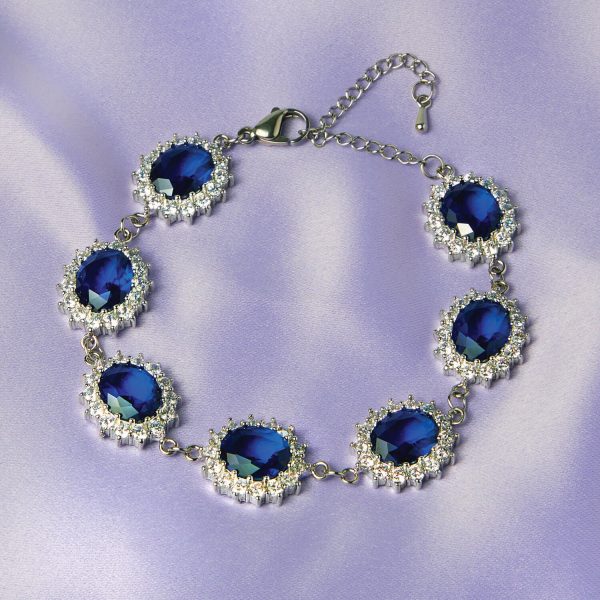 Faux Sapphire Bracelet