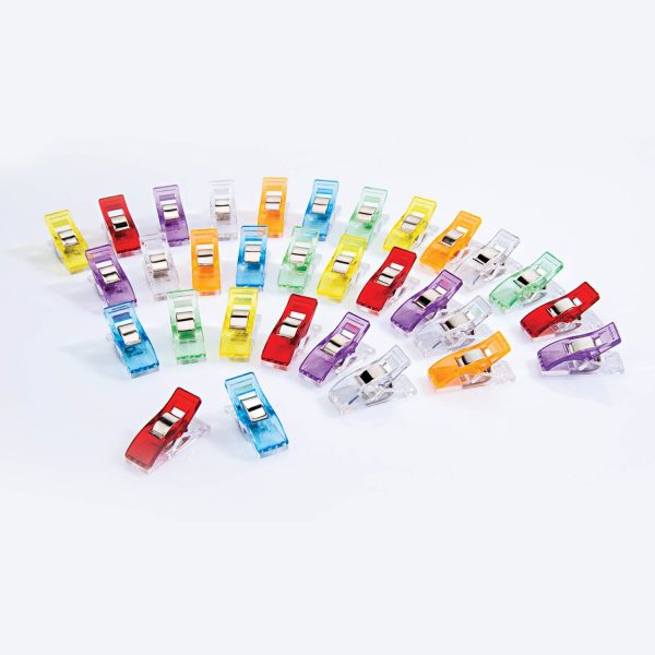 Multipurpose Plastic Wonder Craft Clips Set of 60 Multicolour H2.7xW1cm