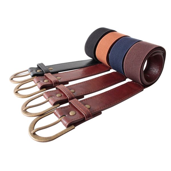 Mens Stretch Belts 4 Colours 90-150cm x 3cm wide