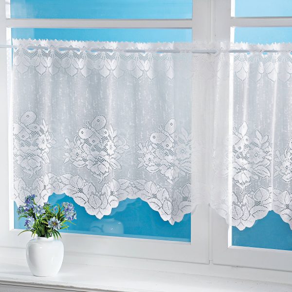 Net Curtain Lace Design W160 xD50cm