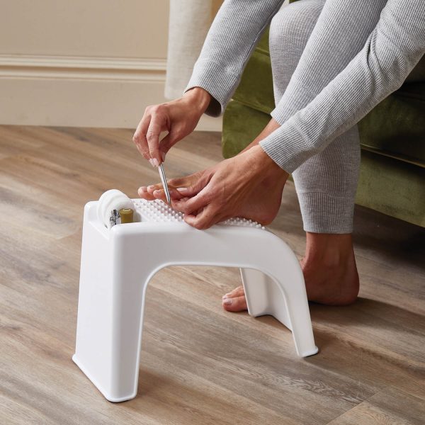 Chiropody Stool with Storage H37.5 xW16.5 xD28cm