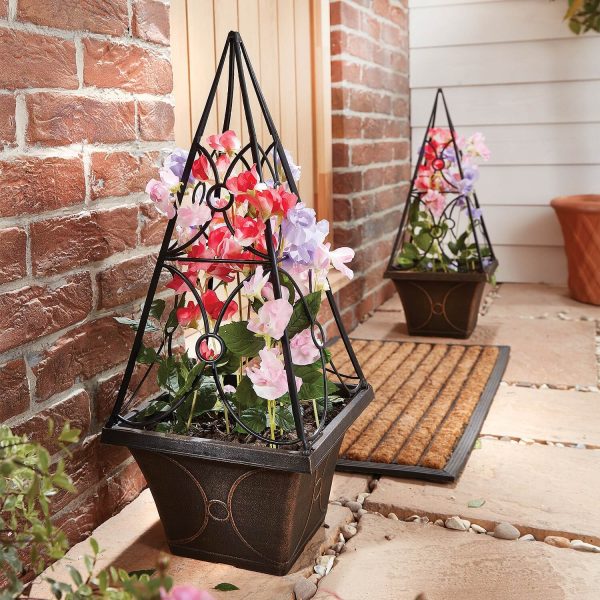 Pyramid Trellis Planter