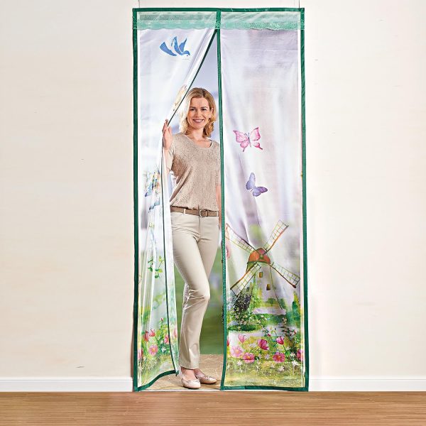 Magnetic Door Screen Magic Garden H210 x W100cm