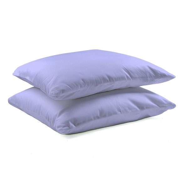 Pillowcases Pair 100% Microfibre Lilac