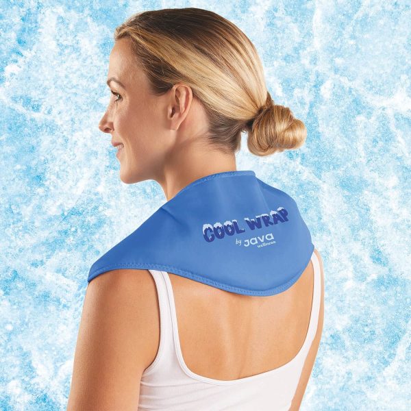 Gel Ice Pack Wrap for Neck & Lower back. Use Hot or Cold. L56 x W20cm