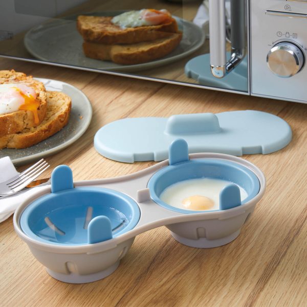 Microwave Egg Poacher 2 Eggs H8 x W22 x 10.8cm