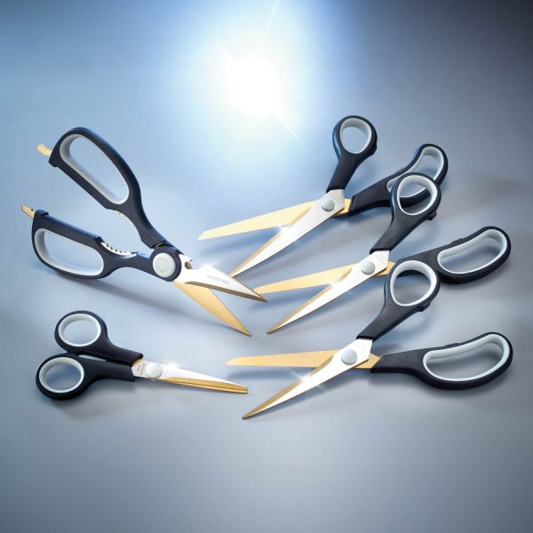 Scissors Titanium Set 5 Peice Never Sharpen