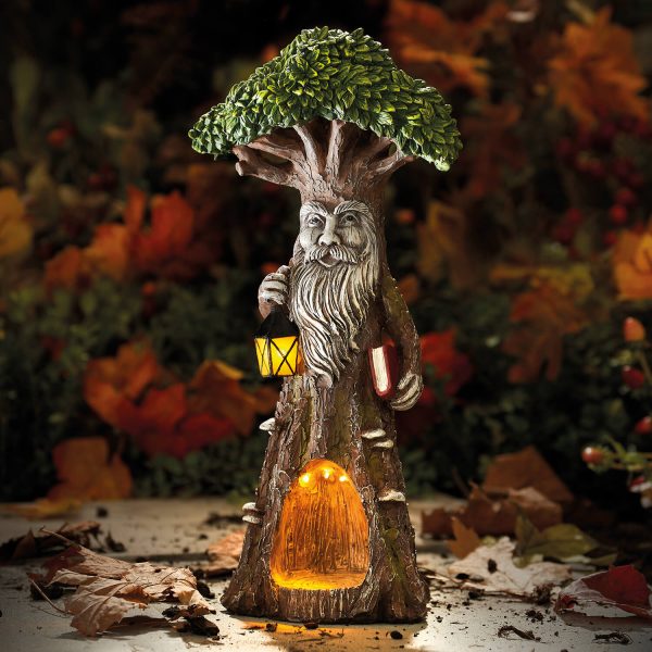 Solar Ornament Tree Man H39 x W19 x D13cm