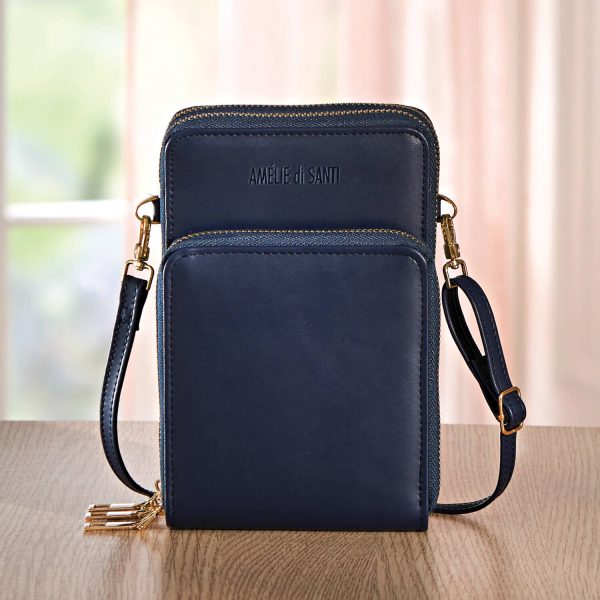 Compact Cross-Body Bag Navy