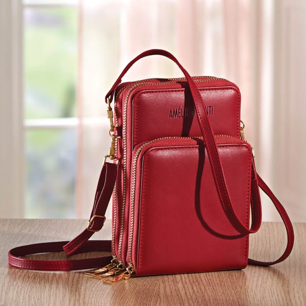 Compact Cross-Body Bag Red