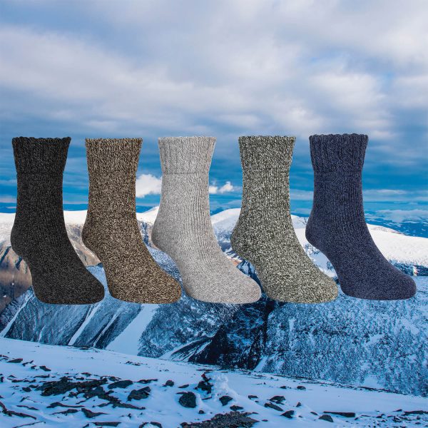 Pack Of 5 Men’S Thermal Socks